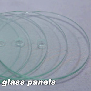 Glass Panel with circular hole (pack of 100)